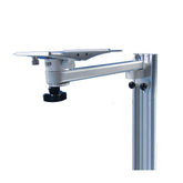 Aluminum Alloy Swivel Wall Mount Bracket, Equipment Monitor Stand with Storage Basket
